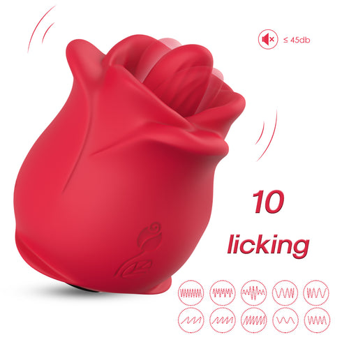 Rose Romance 10 Lickings and Vibratings